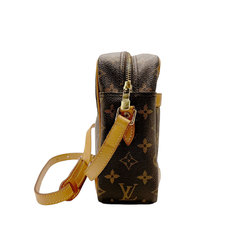 Louis Vuitton LOUIS VUITTON Shoulder Bag Monogram Trocadero Canvas Brown Gold Women's n0548