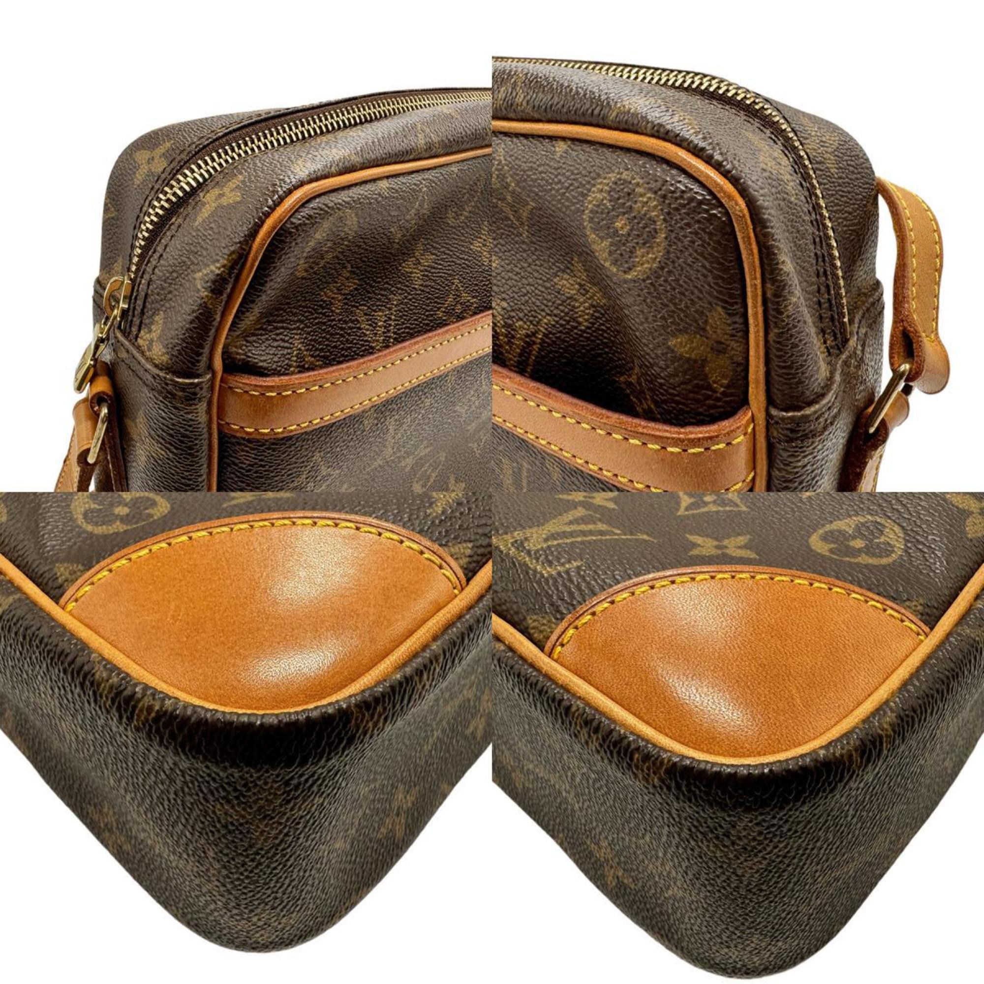 Louis Vuitton LOUIS VUITTON Shoulder Bag Monogram Trocadero Canvas Brown Gold Women's n0548