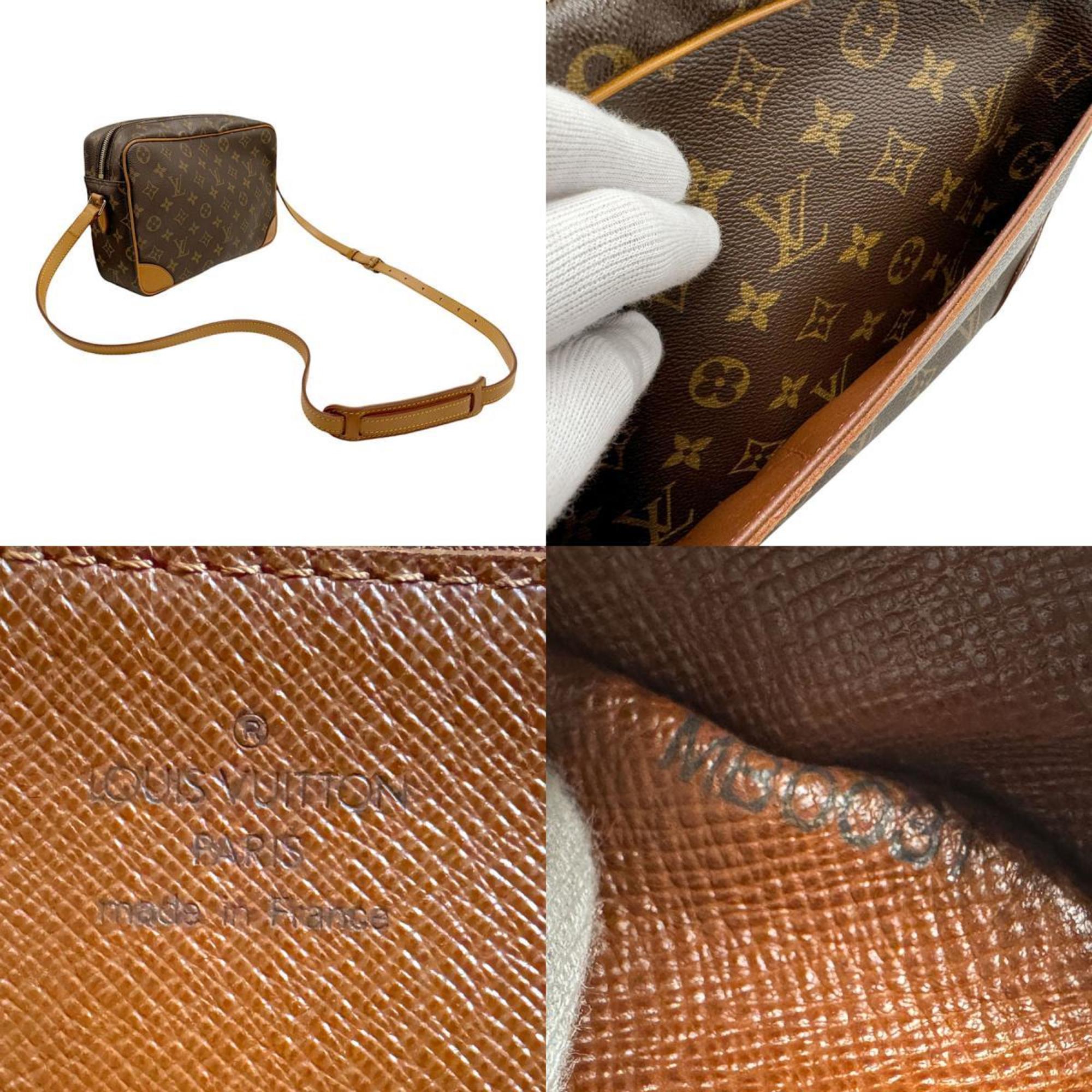 Louis Vuitton LOUIS VUITTON Shoulder Bag Monogram Trocadero Canvas Brown Gold Women's n0548