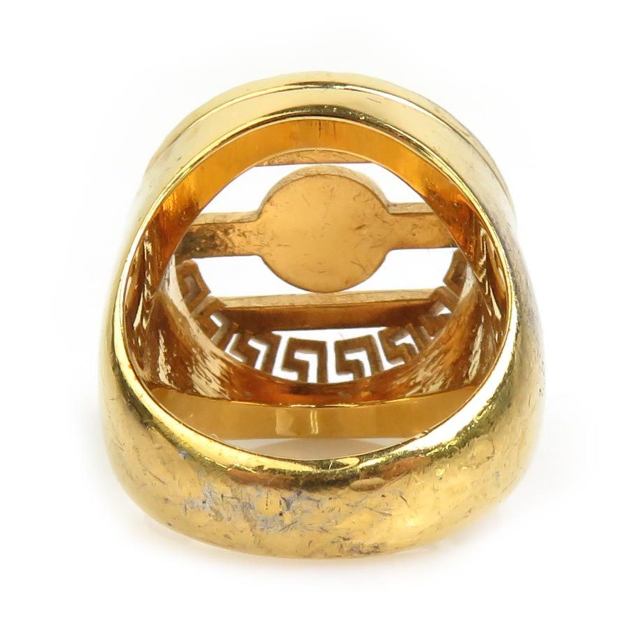 Versace VERSACE Ring Metal Gold Men Women h30632g