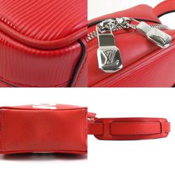 Louis Vuitton shoulder bag, Supreme collaboration, Epi Danube PM, leather, red, men's, M53417 a0495