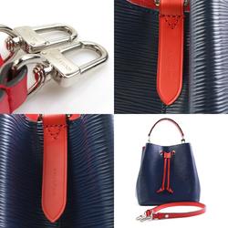 LOUIS VUITTON Handbag Shoulder Bag Epi NeoNoe Leather Navy Red Silver Women's e59372g