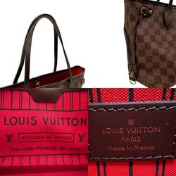 Louis Vuitton LOUIS VUITTON Handbag Damier Neverfull PM Canvas Ebene Women's N41359 n0590