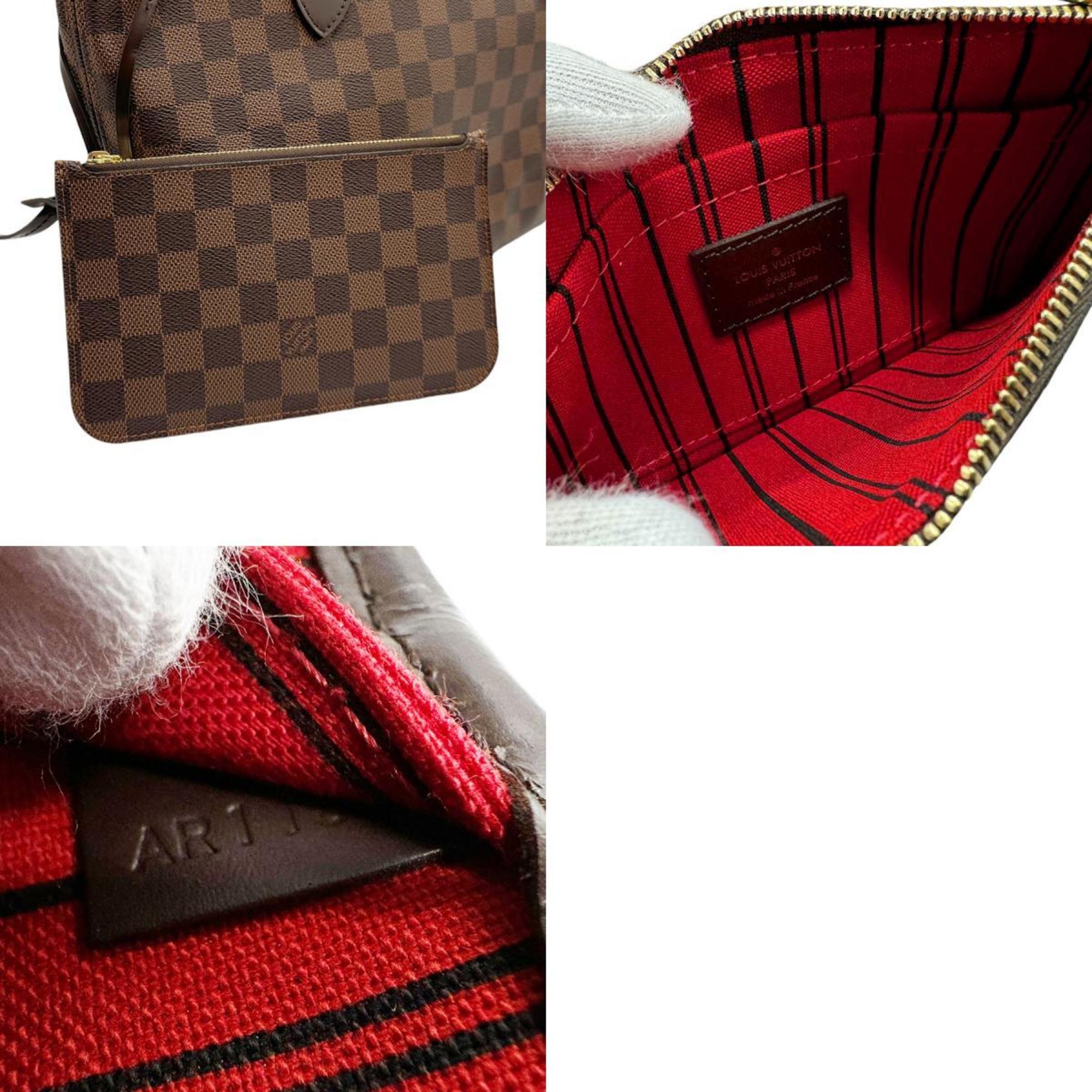 Louis Vuitton LOUIS VUITTON Handbag Damier Neverfull PM Canvas Ebene Women's N41359 n0590