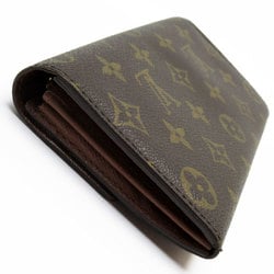 Louis Vuitton LOUIS VUITTON Long Wallet Monogram Portefeuille Sarah Canvas Brown Gold Men's Women's w0795a