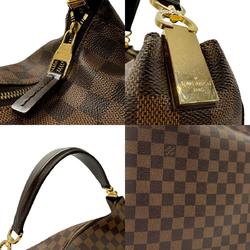 Louis Vuitton LOUIS VUITTON Handbag Damier Portobello PM Canvas Brown Gold Women's N44184 z2617