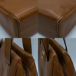 CELINE Tote Bag Leather Camel Gold Women's PD453