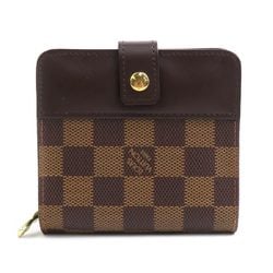 Louis Vuitton LOUIS VUITTON Bi-fold wallet Damier canvas Ebene Men's Women's N61668 a0502