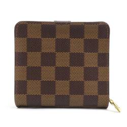 Louis Vuitton LOUIS VUITTON Bi-fold wallet Damier canvas Ebene Men's Women's N61668 a0502