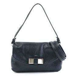 Chloé Chloe Shoulder Bag Leather Black Women's H30614K