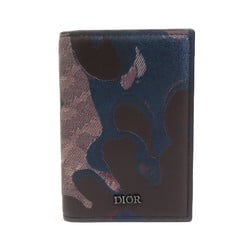 Christian Dior Business Card Holder/Card Case Peter Doig Collaboration Leather Multicolor Men's h30627j