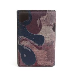 Christian Dior Business Card Holder/Card Case Peter Doig Collaboration Leather Multicolor Men's h30627j