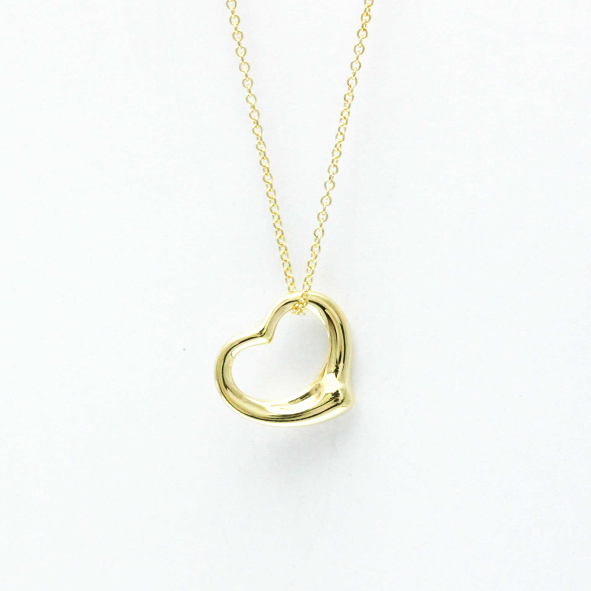 Tiffany Open Heart Yellow Gold (18K) Women,Men Fashion Pendant Necklace (Gold)