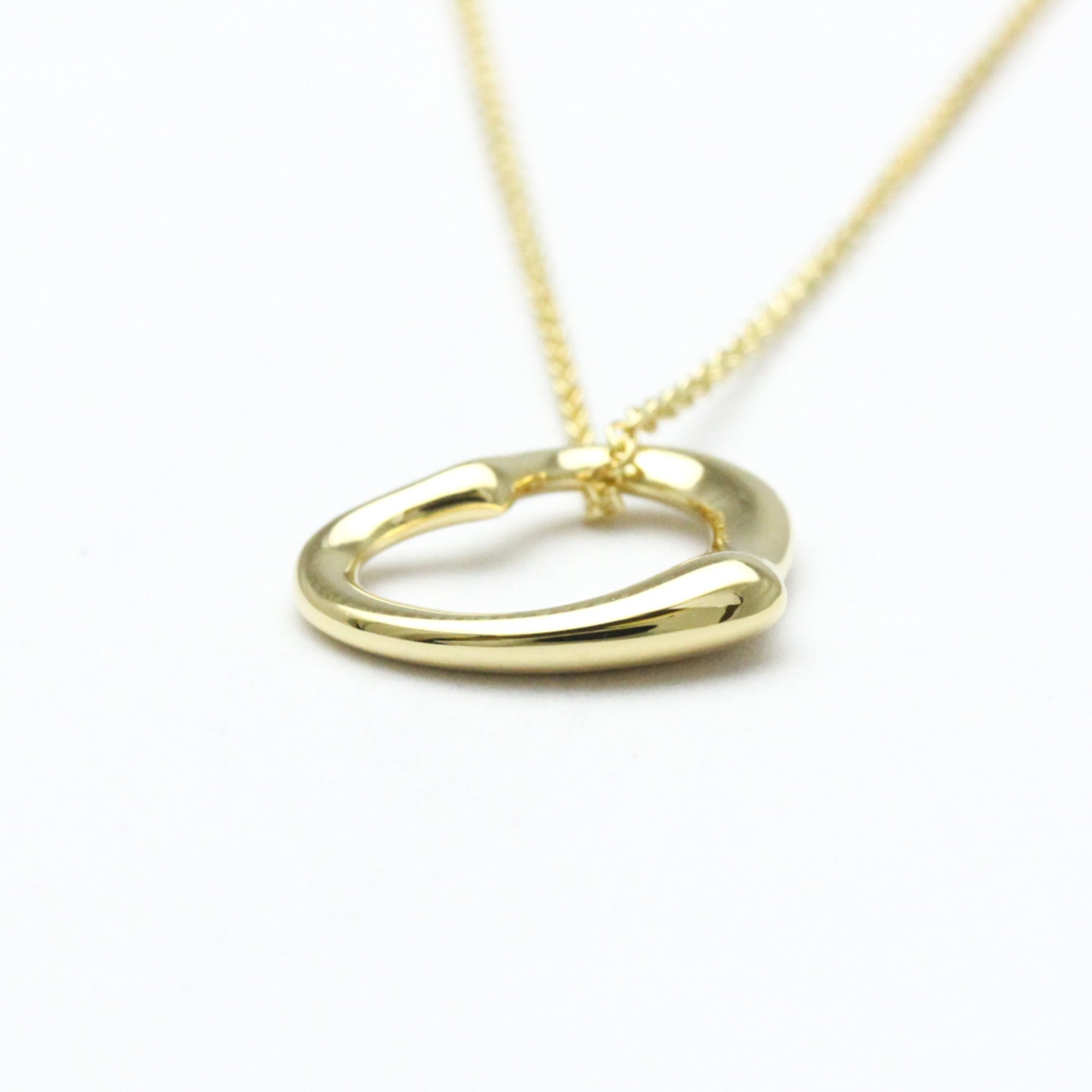 Tiffany Open Heart Yellow Gold (18K) Women,Men Fashion Pendant Necklace (Gold)