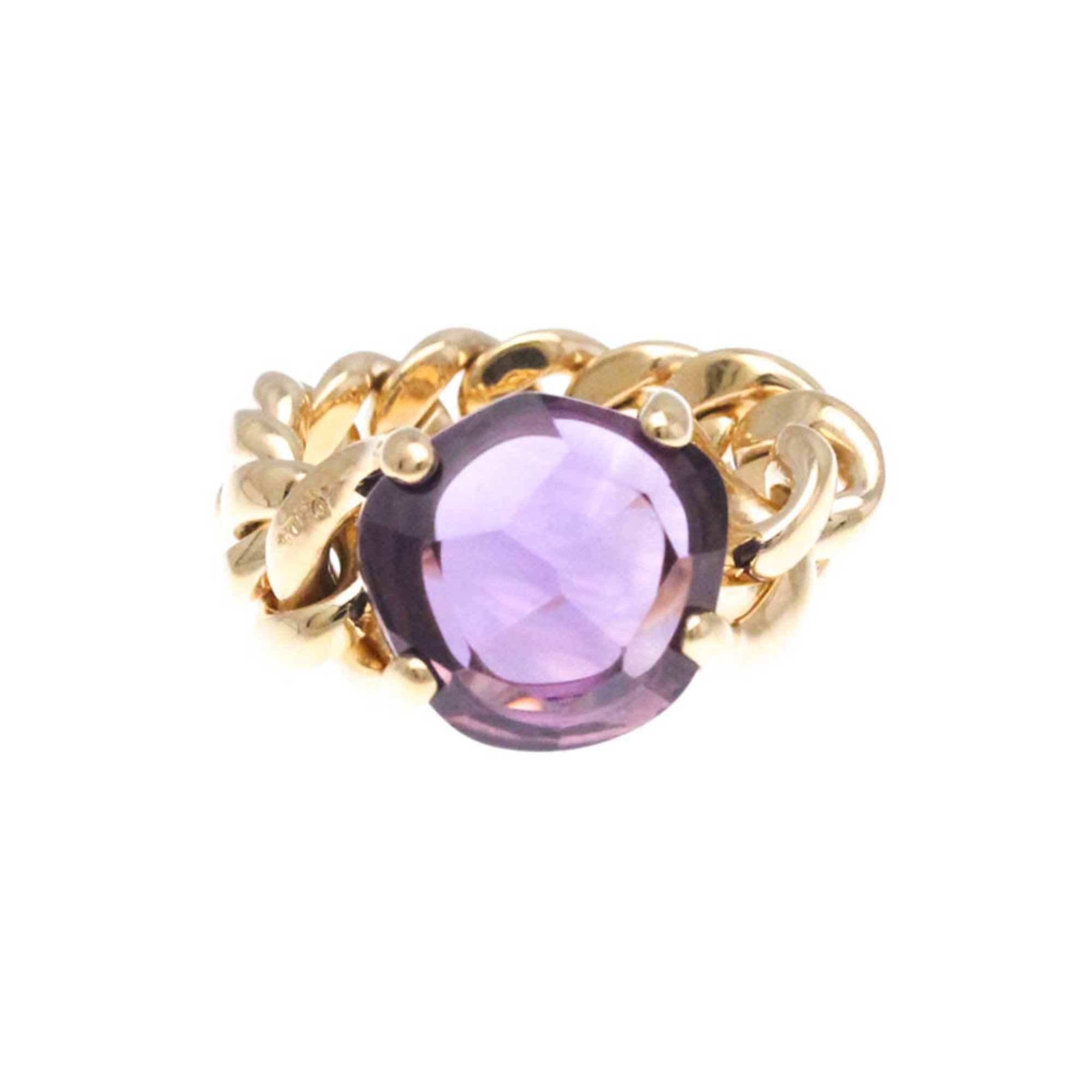 Pomellato Amethyst Chainring Pink Gold (18K) Fashion Amethyst Band Ring Pink Gold,Purple