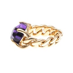 Pomellato Amethyst Chainring Pink Gold (18K) Fashion Amethyst Band Ring Pink Gold,Purple