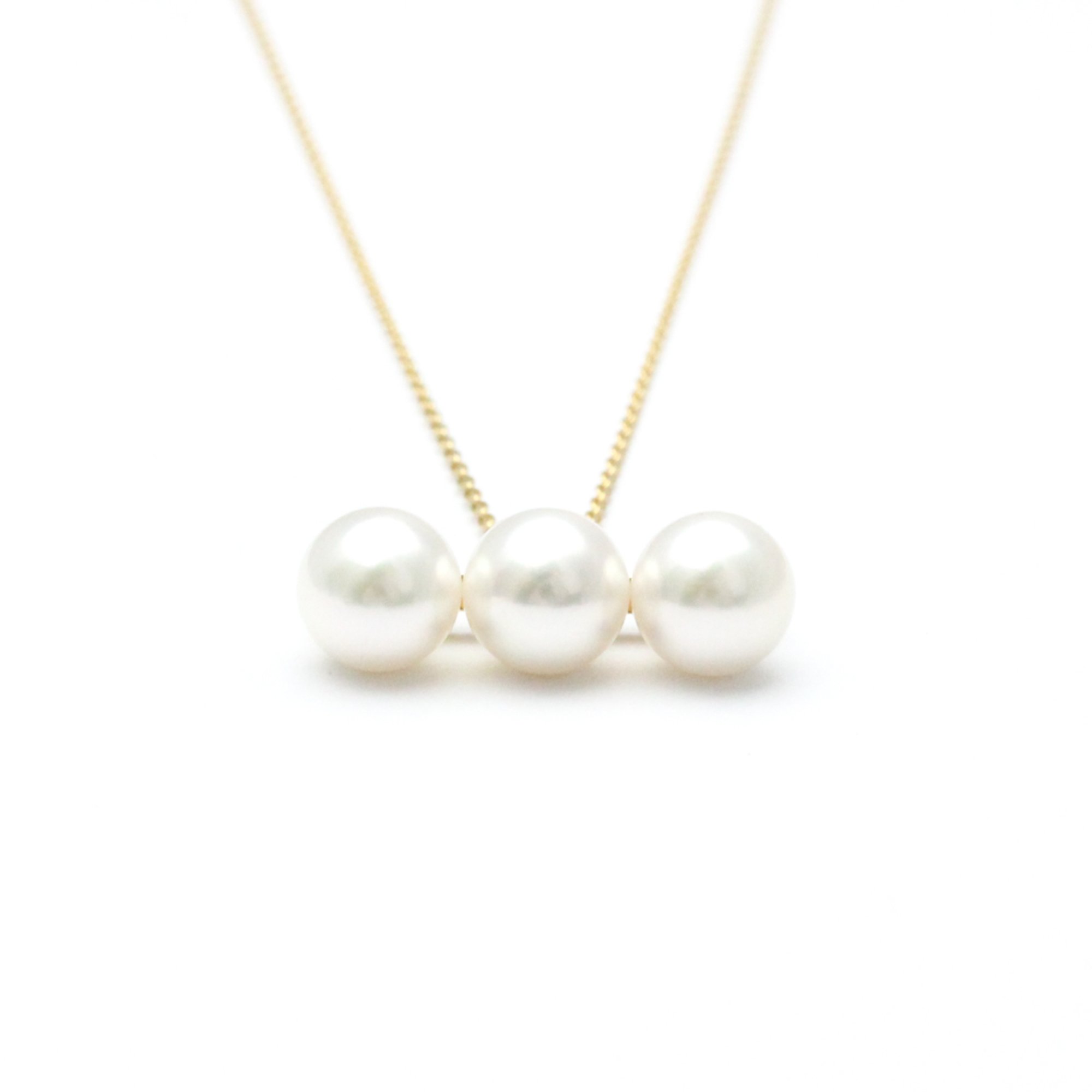 Tasaki Balance Neo Necklace Yellow Gold (18K) Pearl Men,Women Fashion Pendant Necklace (Gold)