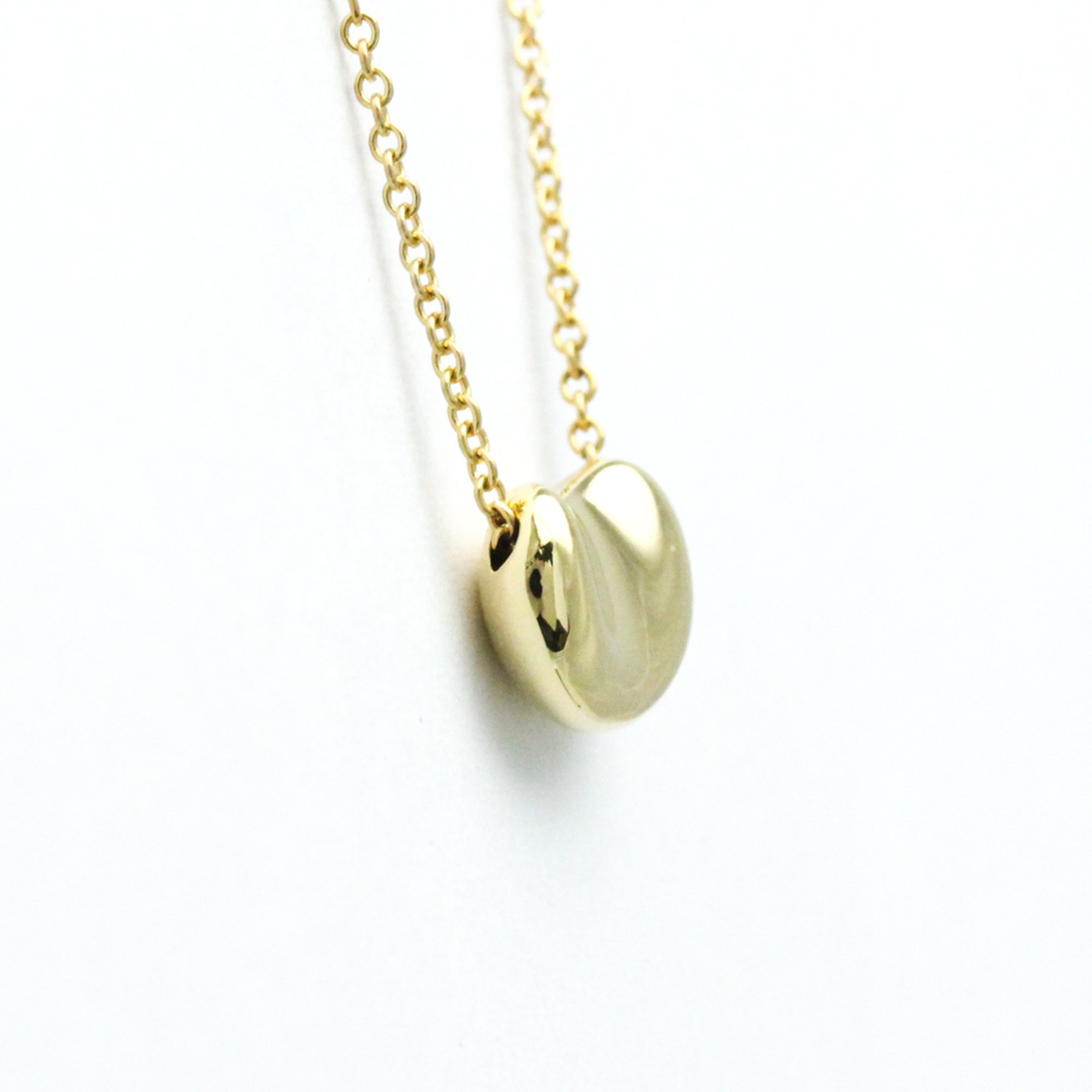 Tiffany Bean Yellow Gold (18K) Men,Women Fashion Pendant Necklace (Gold)