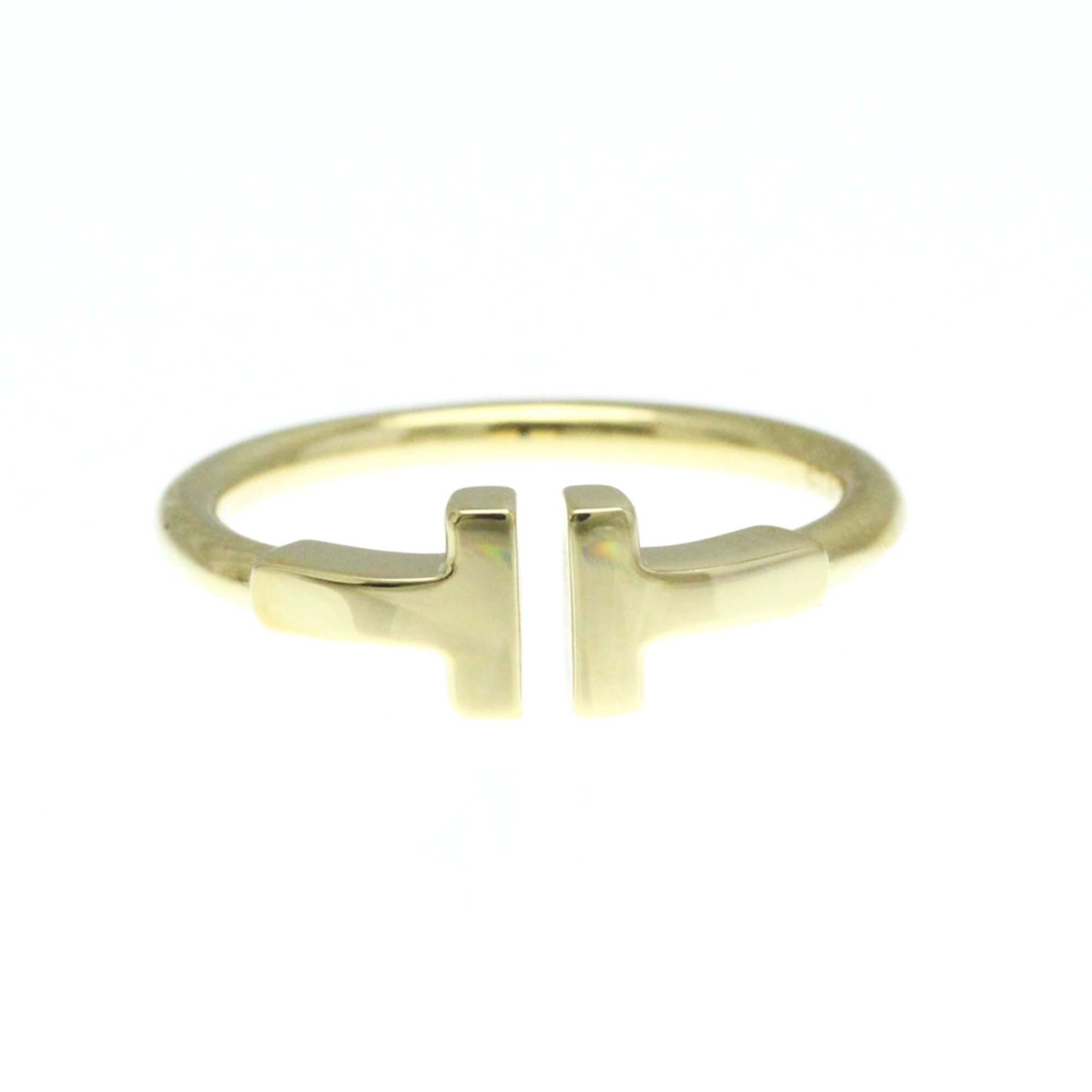 Tiffany T Wire Ring Yellow Gold (18K) Fashion No Stone Band Ring Gold