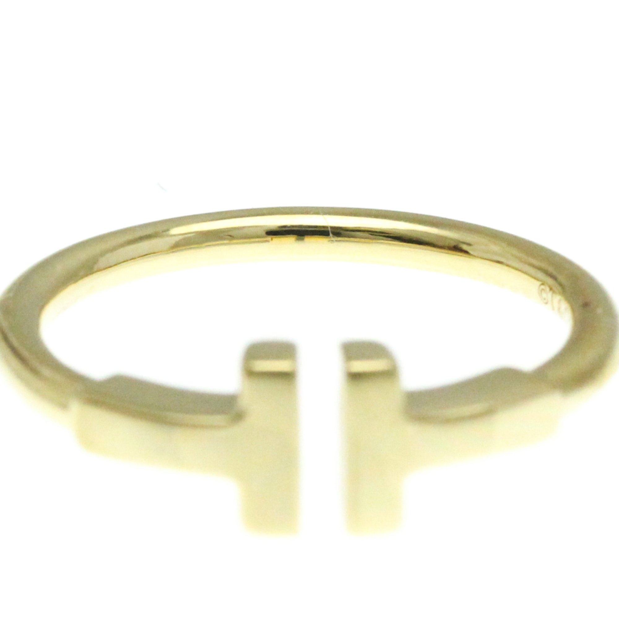 Tiffany T Wire Ring Yellow Gold (18K) Fashion No Stone Band Ring Gold