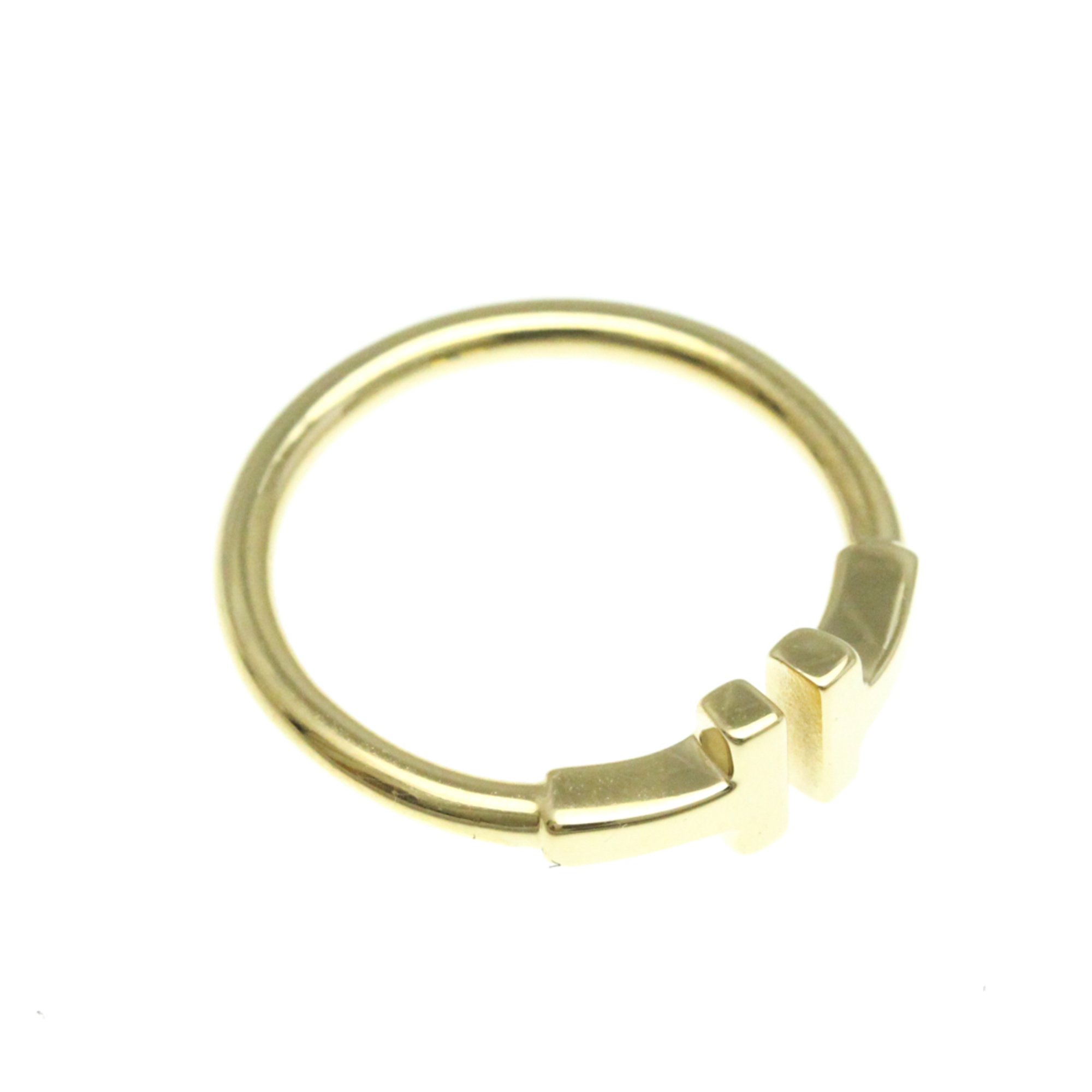 Tiffany T Wire Ring Yellow Gold (18K) Fashion No Stone Band Ring Gold