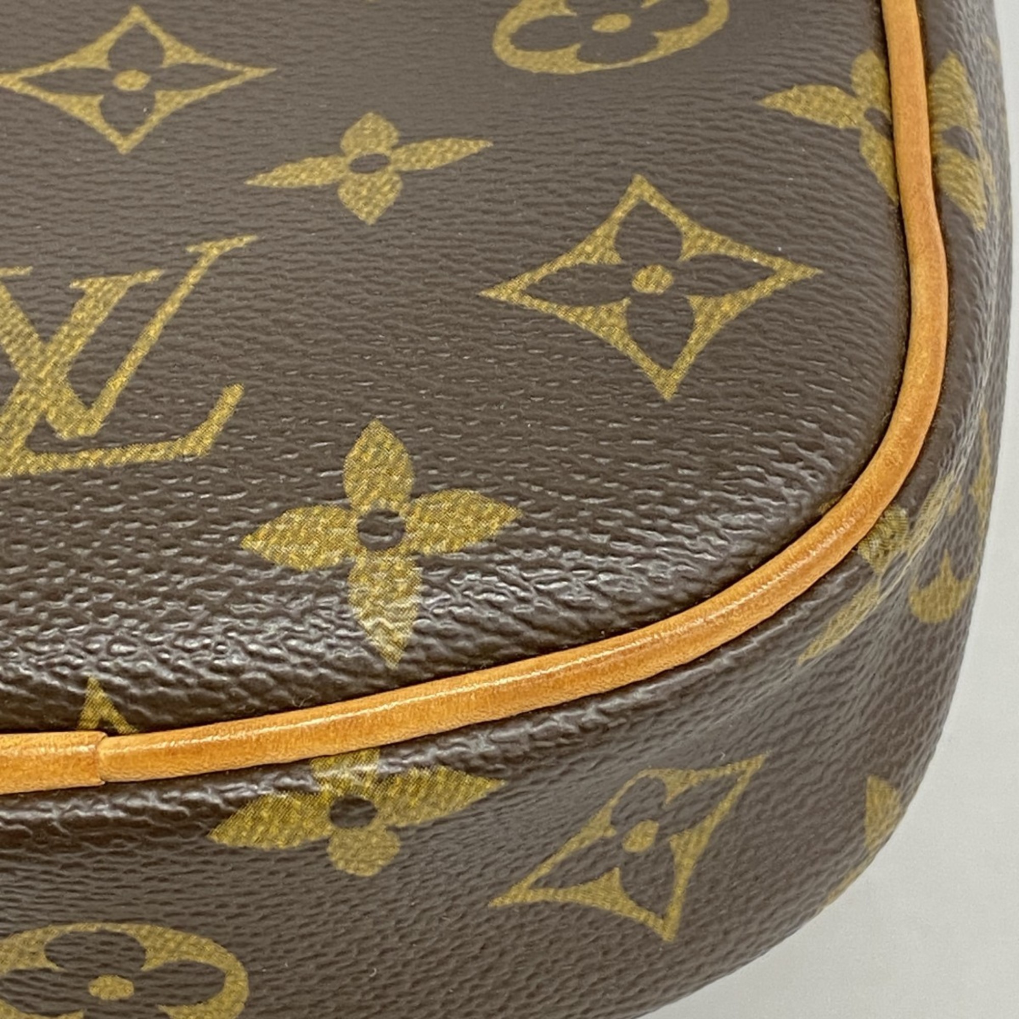 Louis Vuitton Body Bag Monogram Pochette Ganjou M51870 Brown Men's Women's