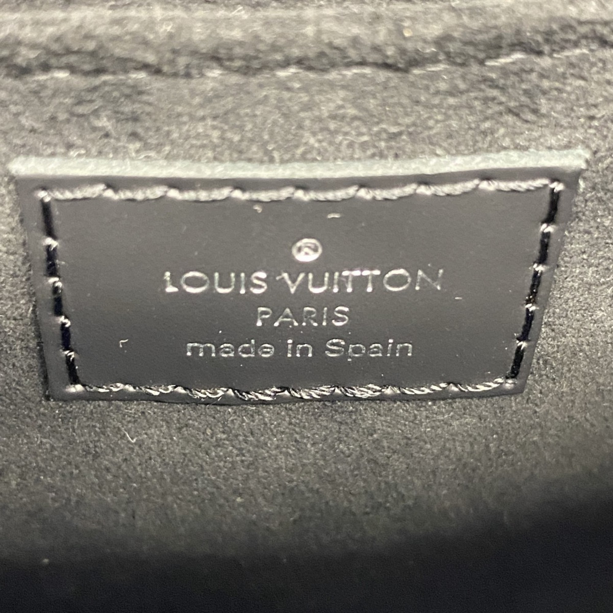 Louis Vuitton Handbag Epi Petite Sac Plat M69441 Noir Ladies