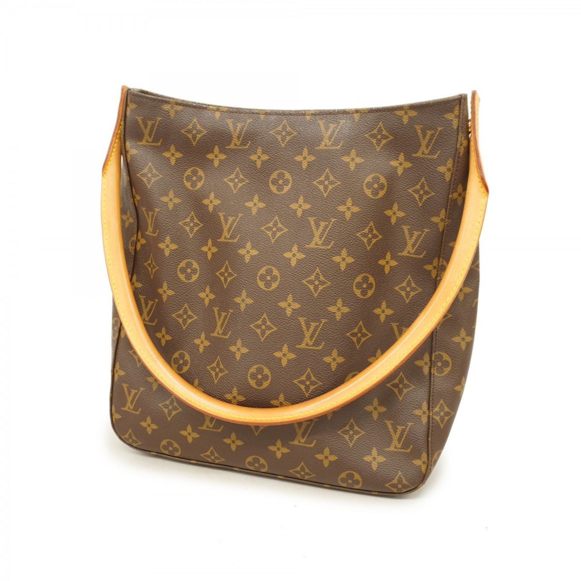 Louis Vuitton Shoulder Bag Monogram Looping GM M51145 Brown Ladies