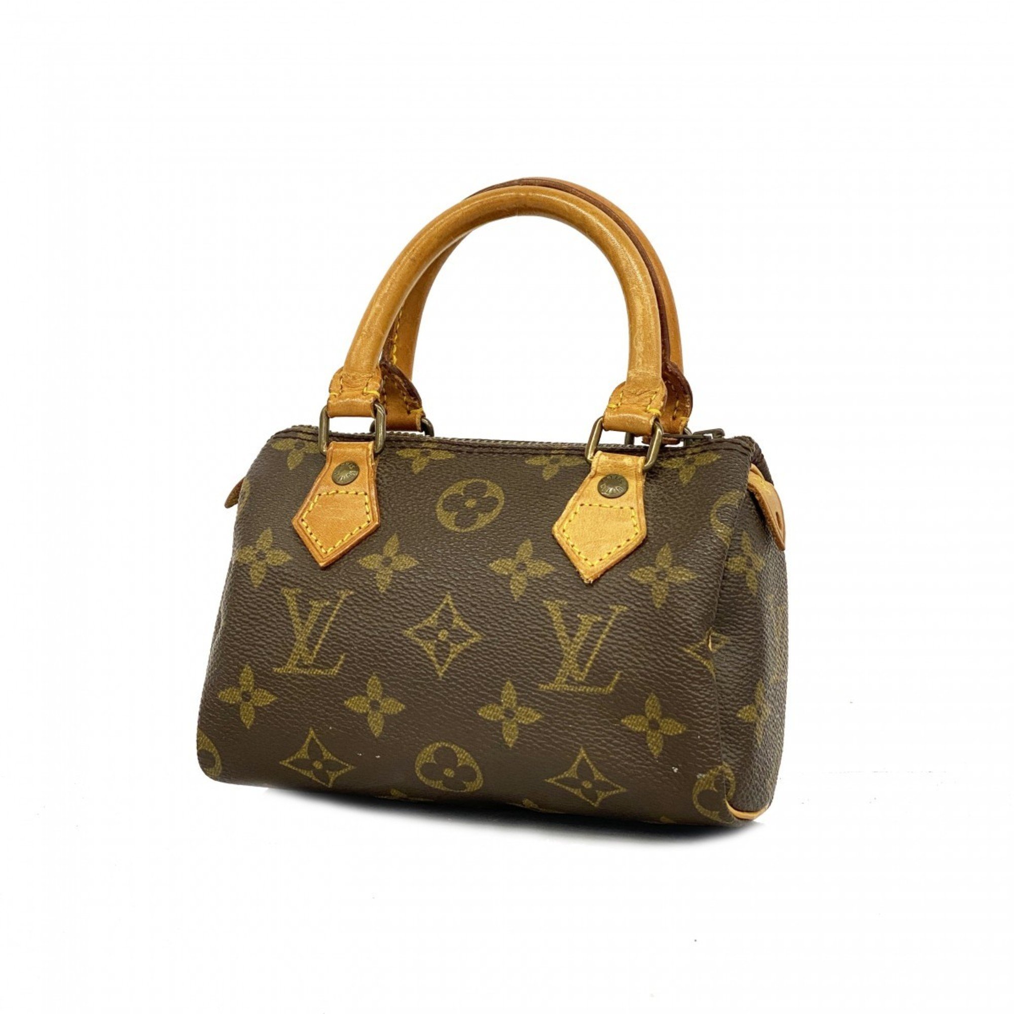 Louis Vuitton Handbag Monogram Speedy M41534 Brown Ladies