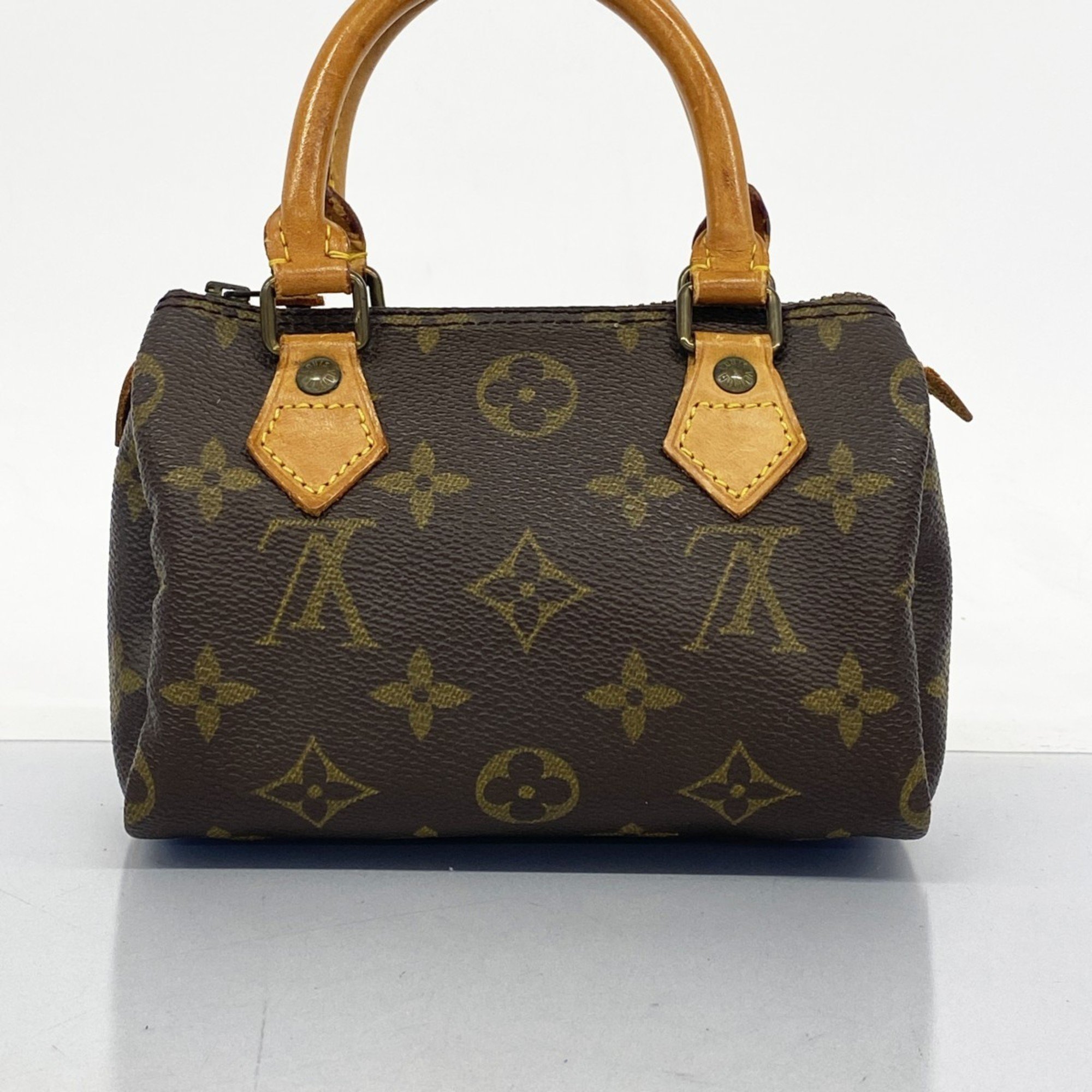 Louis Vuitton Handbag Monogram Speedy M41534 Brown Ladies