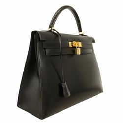 Hermes handbag Kelly 32 box calf black B stamp ladies