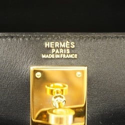 Hermes handbag Kelly 32 box calf black B stamp ladies