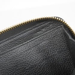 Louis Vuitton Long Wallet Monogram Empreinte Zippy M61864 Noir Ladies