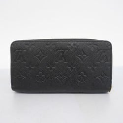 Louis Vuitton Long Wallet Monogram Empreinte Zippy M61864 Noir Ladies