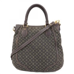 Louis Vuitton Handbag Monogram Lange Besass Anjou M95617 Ebene Ladies