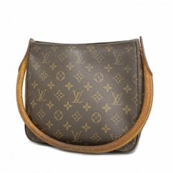 Louis Vuitton Shoulder Bag Monogram Looping MM M51146 Brown Women's