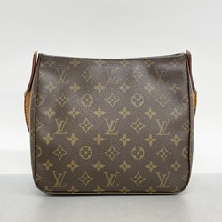 Louis Vuitton Shoulder Bag Monogram Looping MM M51146 Brown Women's