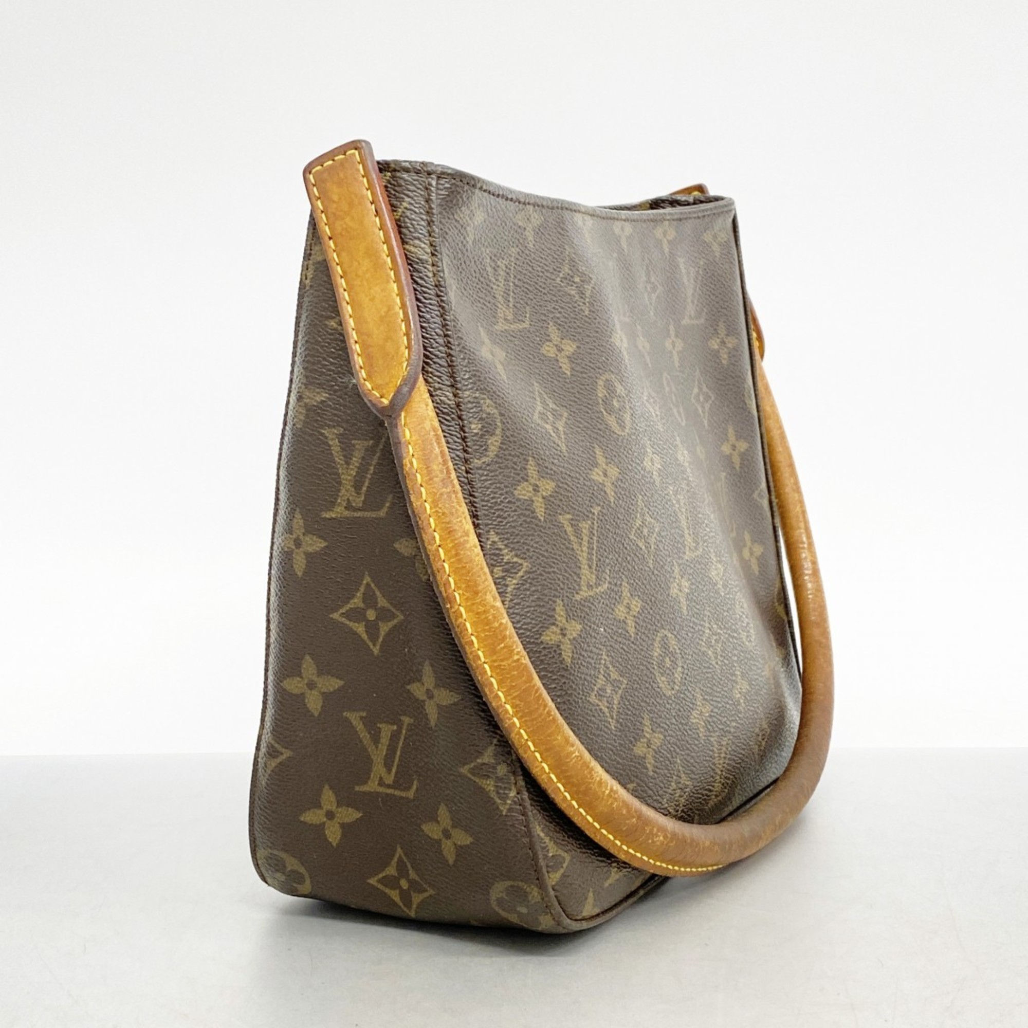 Louis Vuitton Shoulder Bag Monogram Looping MM M51146 Brown Women's