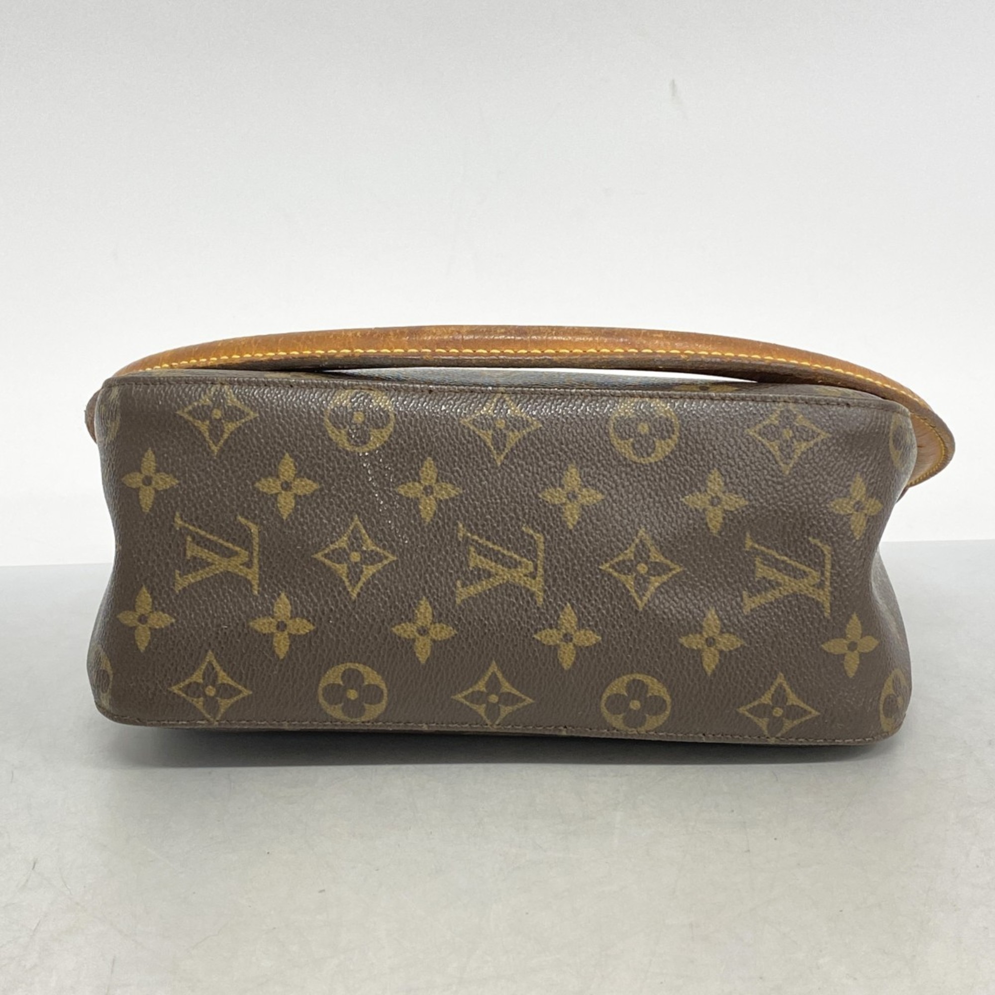 Louis Vuitton Shoulder Bag Monogram Looping MM M51146 Brown Women's