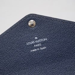 Louis Vuitton Tri-fold Long Wallet Monogram Epi Portefeuille Marie Roulon M60501 Brown Indigo Blue Women's