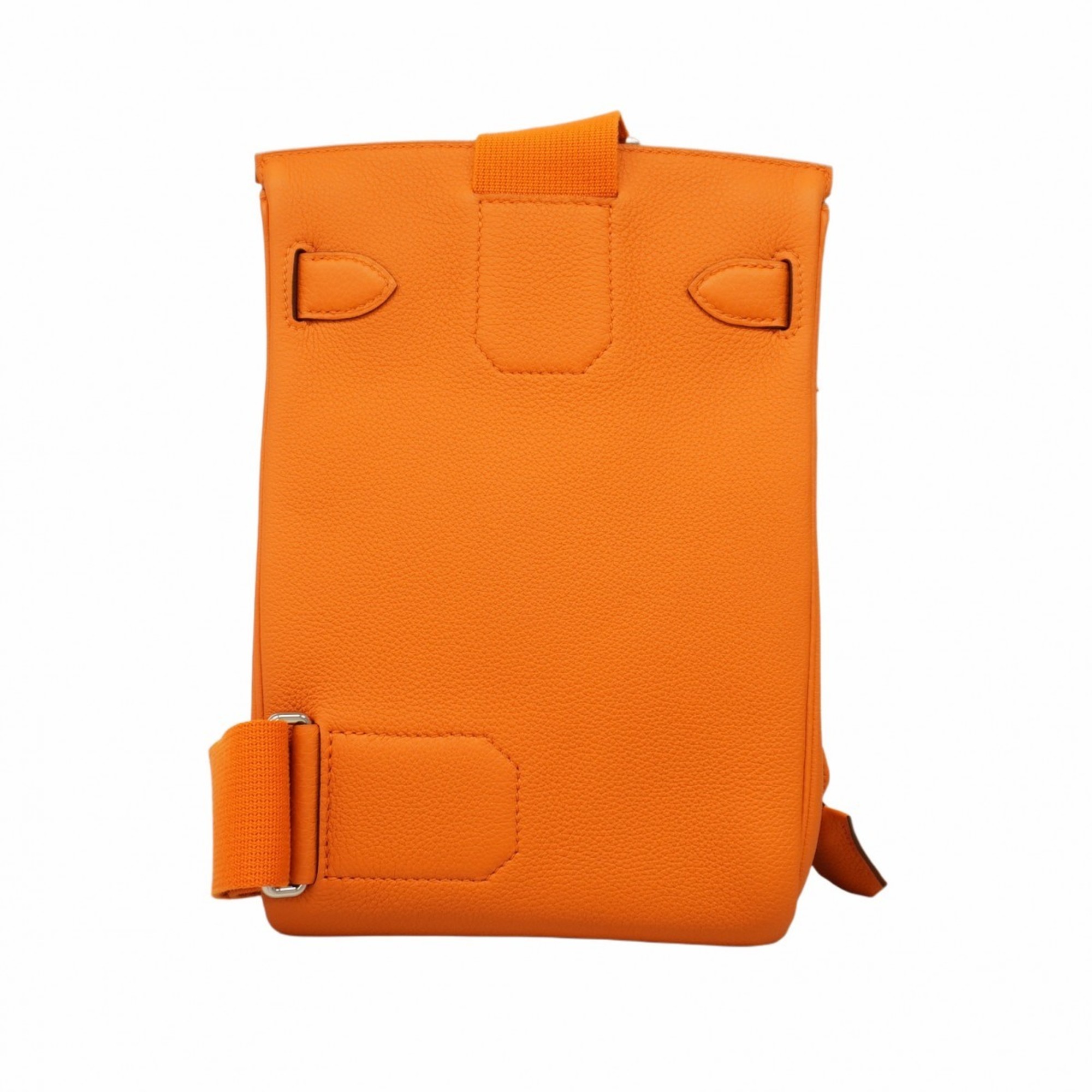 Hermes Body Bag Kelly Akkad PM Evercolor Orange Anne B Stamp Ladies