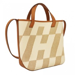 Hermes Handbag H Ambié PM Toile Swift Gold Z Stamp Ladies