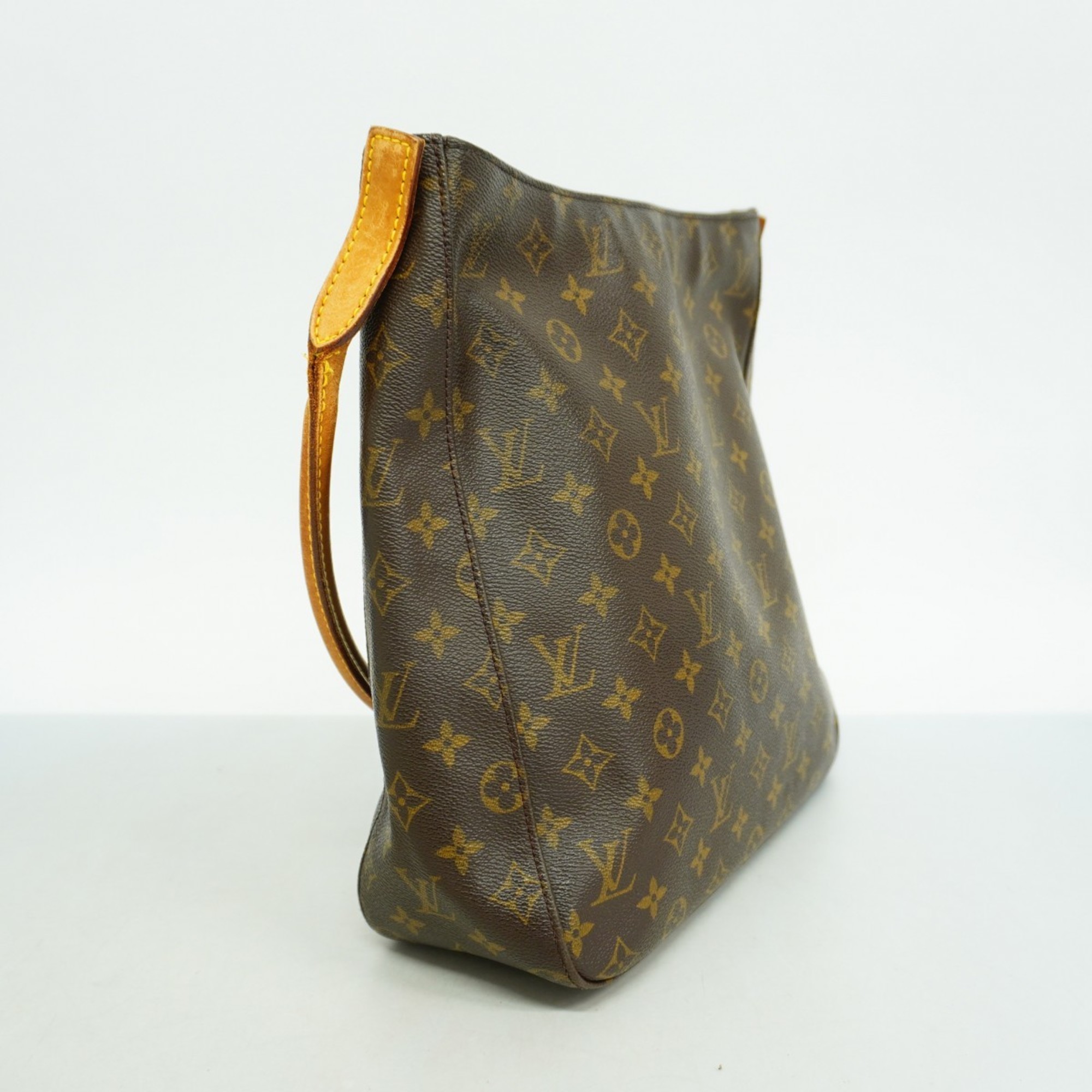 Louis Vuitton Shoulder Bag Monogram Looping GM M51145 Brown Ladies