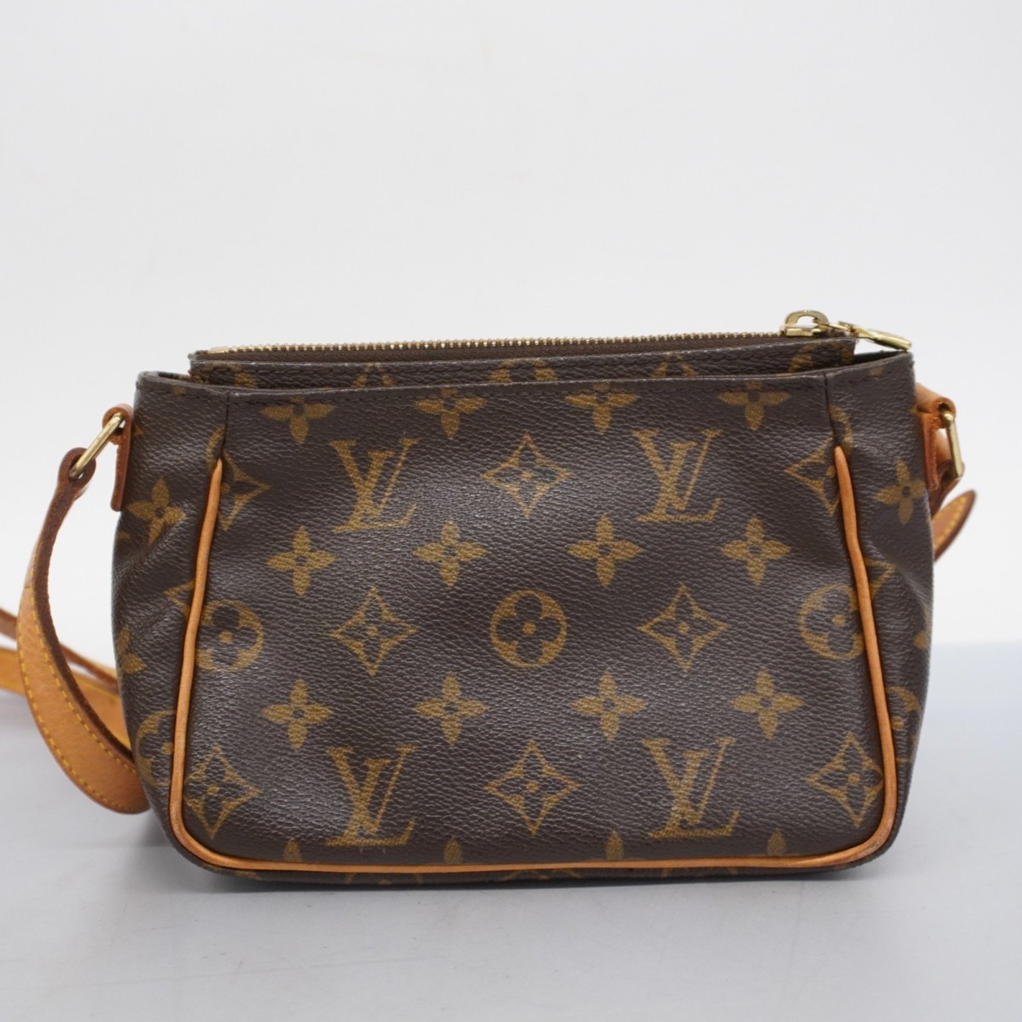 Louis Vuitton Shoulder Bag Monogram Vivacite PM M51165 Brown Ladies