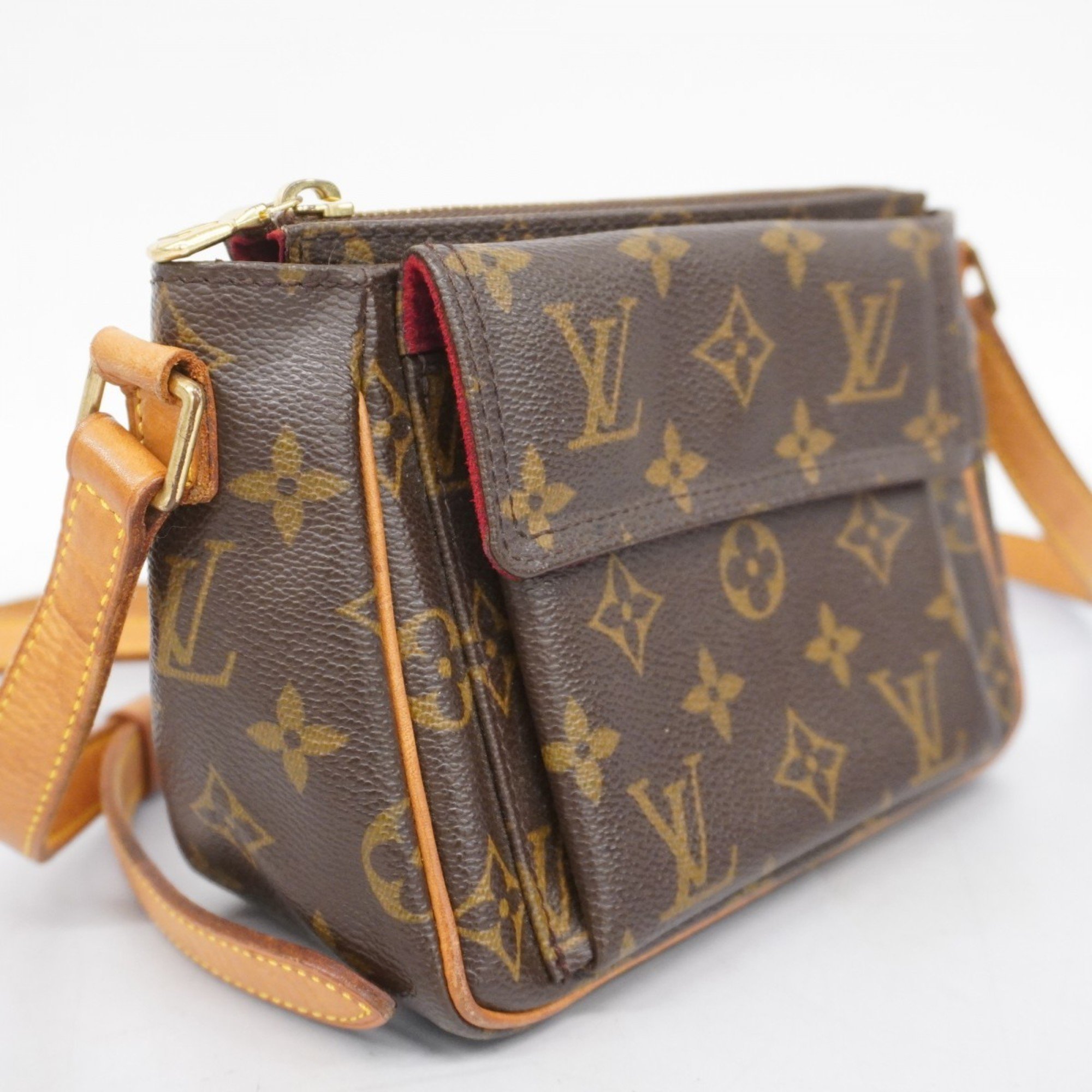 Louis Vuitton Shoulder Bag Monogram Vivacite PM M51165 Brown Ladies