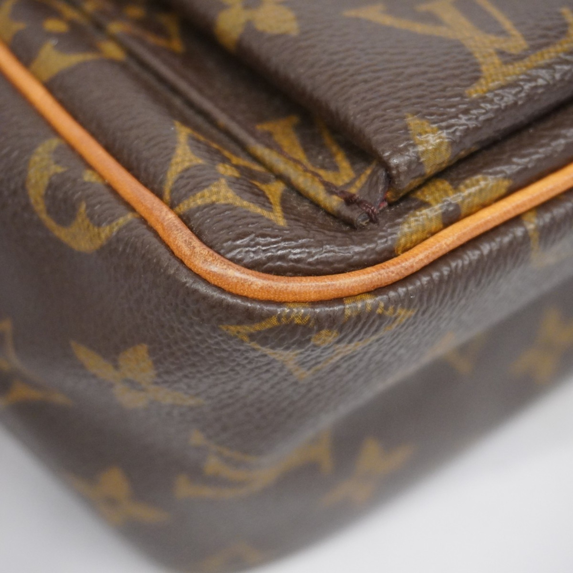 Louis Vuitton Shoulder Bag Monogram Vivacite PM M51165 Brown Ladies