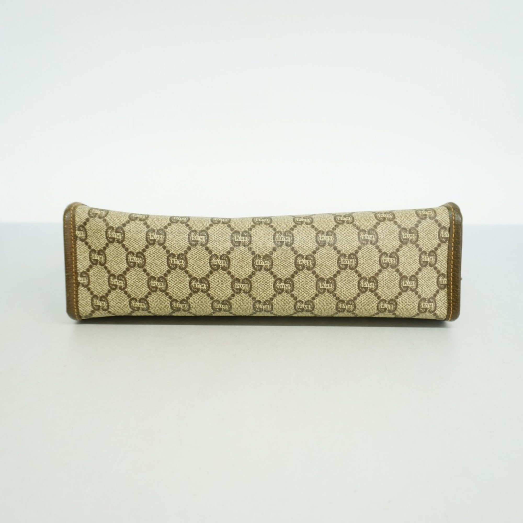 Gucci clutch bag GG Plus brown ladies