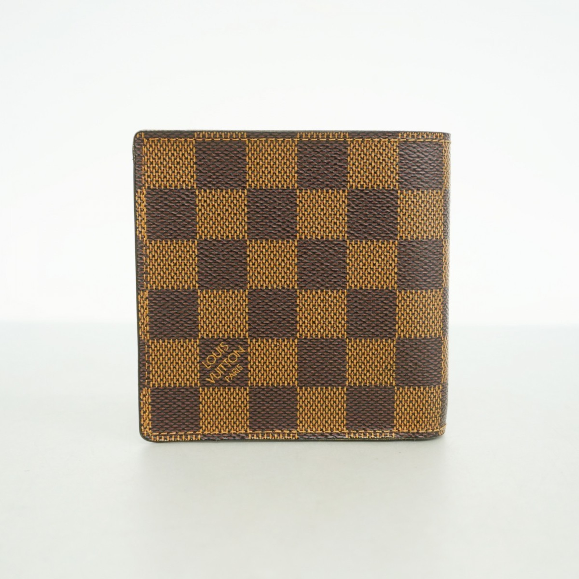 Louis Vuitton Wallet Damier Portefeuille Marco N61675 Ebene Men's