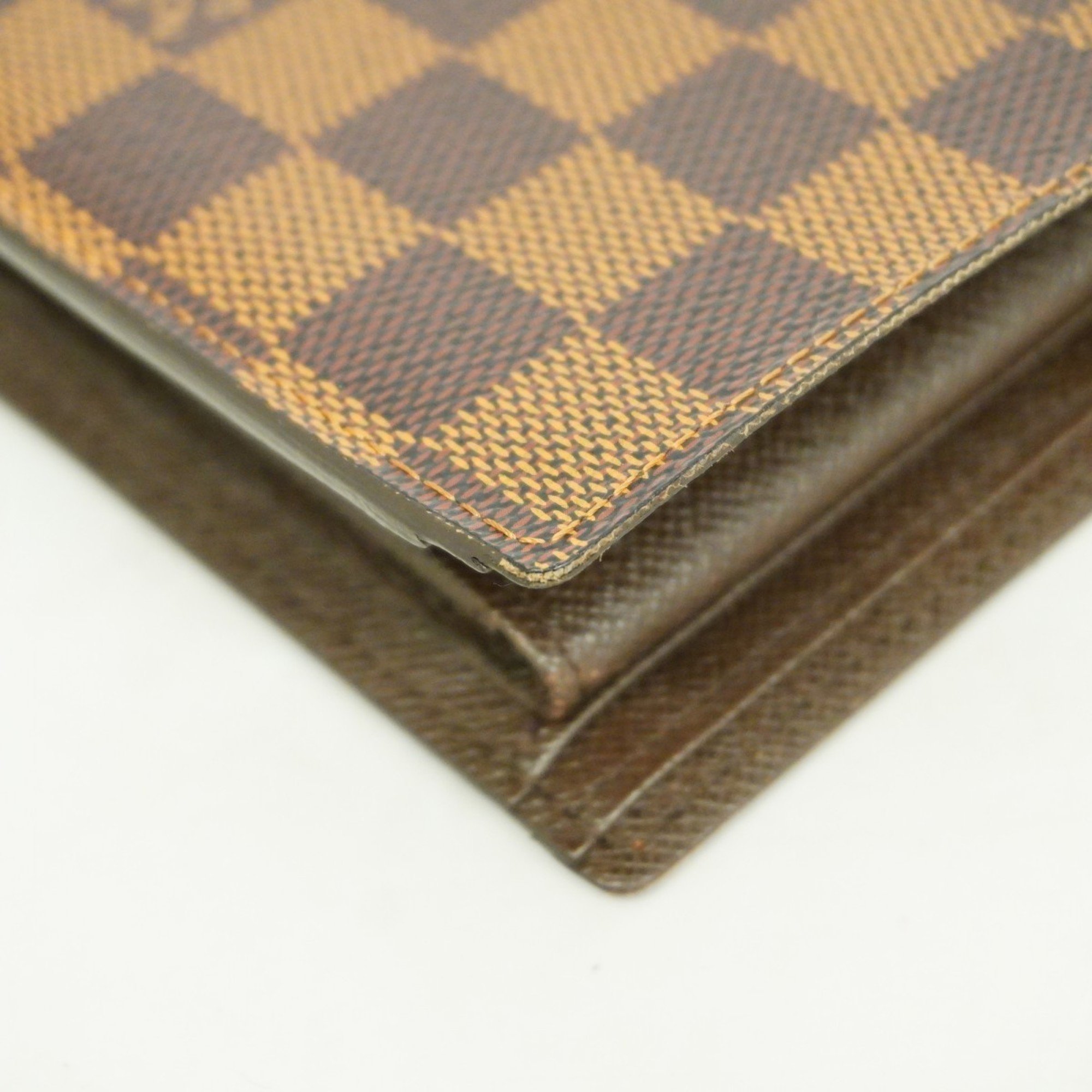 Louis Vuitton Wallet Damier Portefeuille Marco N61675 Ebene Men's