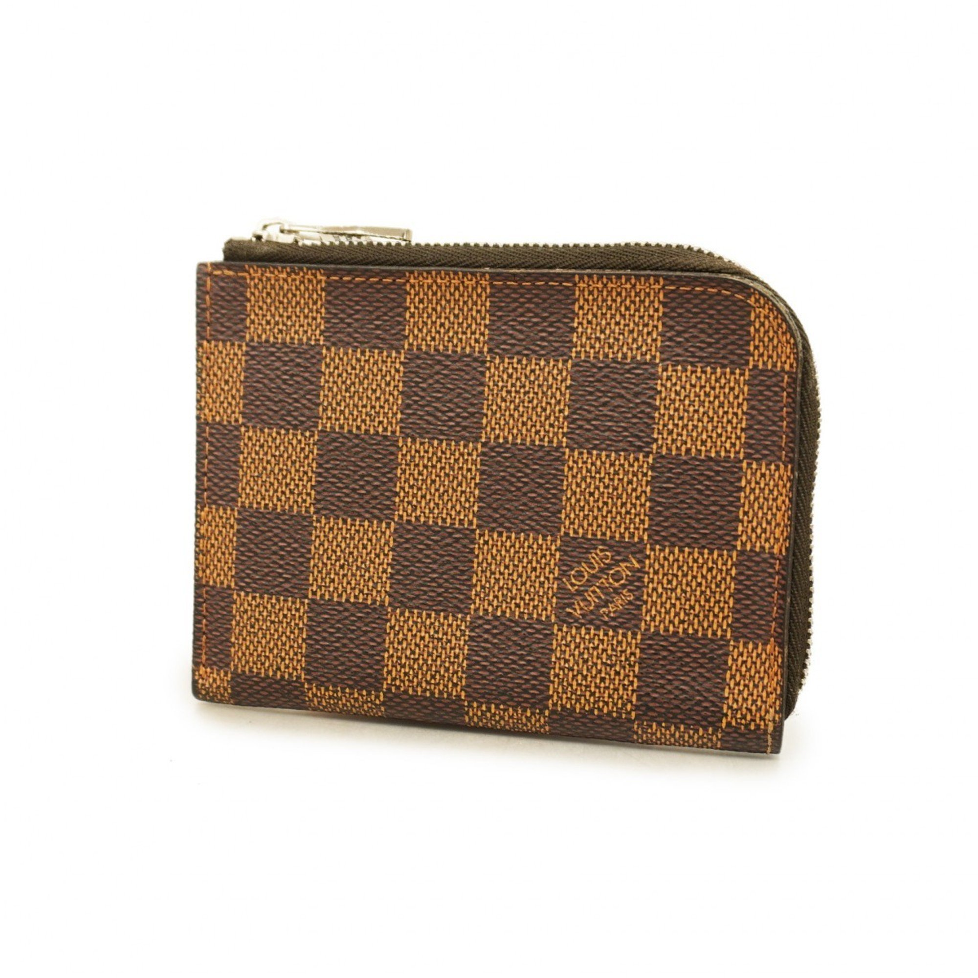 Louis Vuitton Wallet/Coin Case Damier Porto Monnaie NM N63279 Ebene Men's Women's